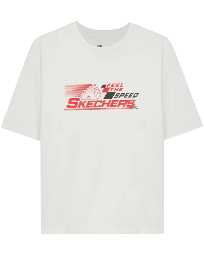 Skechers Graphic Tee B Short Sleeve BEYAZ Çocuk Tshirt - 4