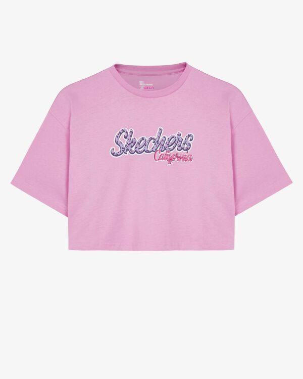 Skechers Graphic Tee G Short Sleeve Pembe Çocuk Tshirt - Skechers