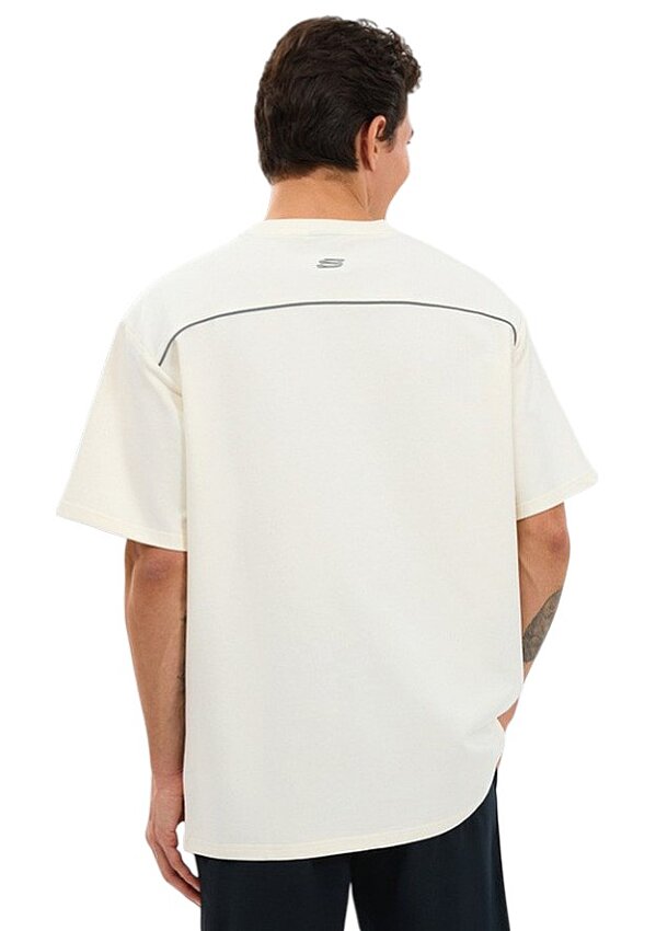 Skechers Graphic Tee Reflect Logo Oversize Beyaz Erkek Tshirt - 2