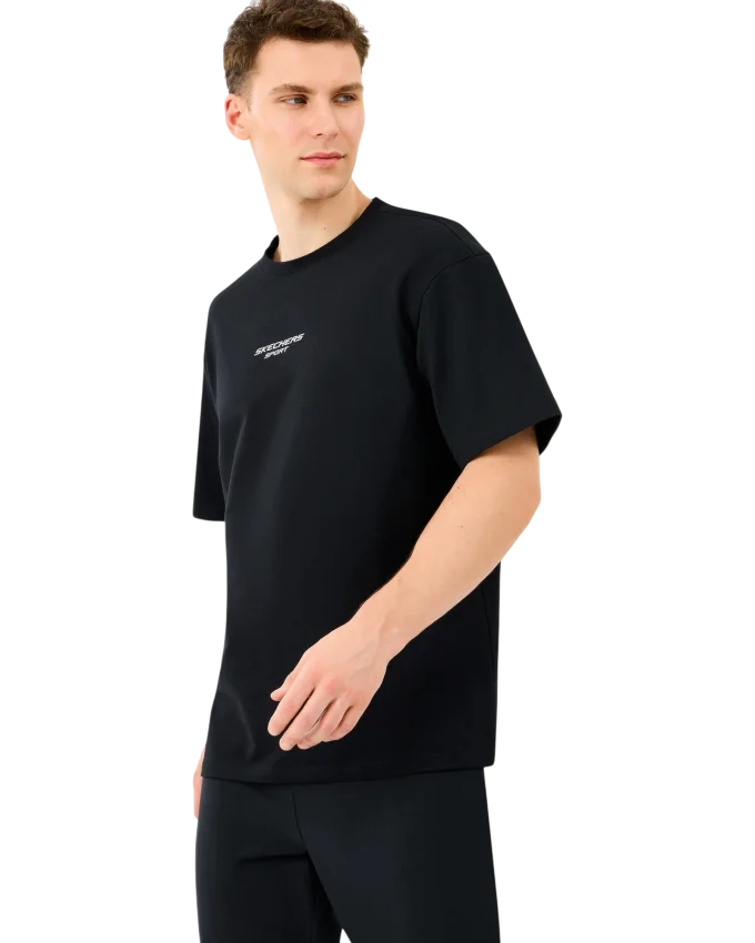 Skechers Graphic Tee Reflect Logo Oversize Siyah Erkek Tshirt - 2