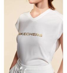 Skechers Graphic Tee W Crew Neck T-Shirt BEYAZ Kadın Tshirt - 6