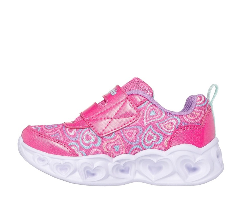 Skechers Heart Lights Boogie Land Pembe Çocuk Günlük Ayakkabı - 2
