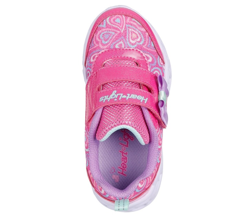 Skechers Heart Lights Boogie Land Pembe Çocuk Günlük Ayakkabı - 3