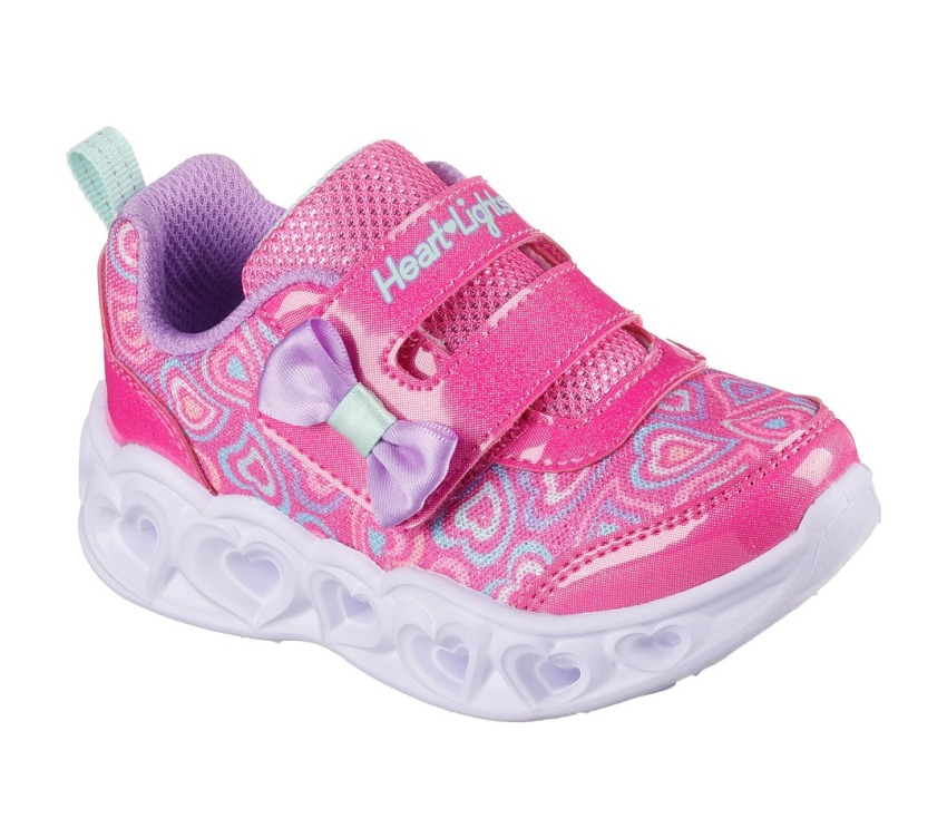 Skechers Heart Lights Boogie Land Pembe Çocuk Günlük Ayakkabı - 5