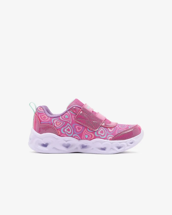 Skechers Heart Lights Boogie Land Pembe Çocuk Günlük Ayakkabı - 2