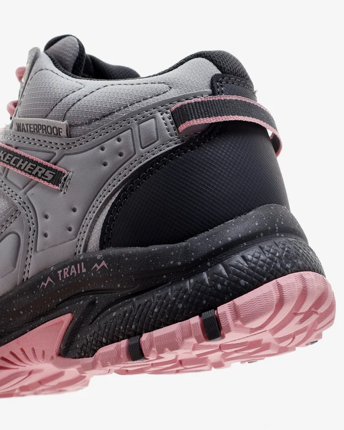 Skechers Hillcrest - Bound Peak Gri Kadın Outdoor Ayakkabı - 9