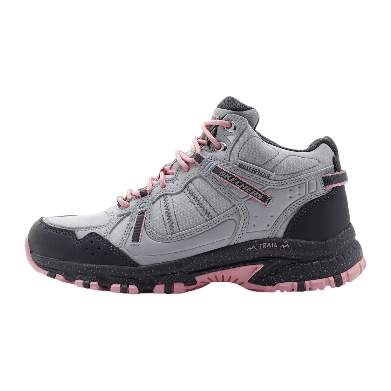 Skechers Hillcrest - Bound Peak Gri Kadın Outdoor Ayakkabı 