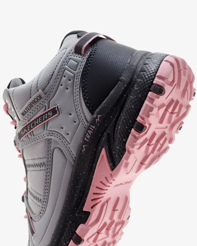 Skechers Hillcrest - Bound Peak Gri Kadın Outdoor Ayakkabı - 8