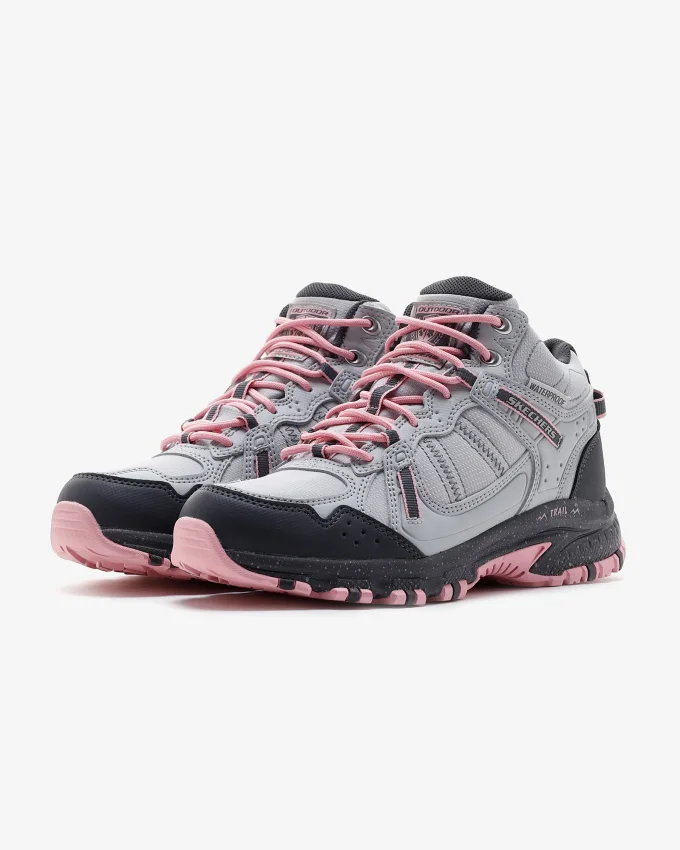 Skechers HILLCREST - BOUND PEAK Gri Kadın Outdoor Ayakkabı - 10
