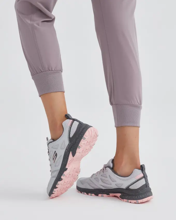 Skechers Hillcrest Gri Kadın Outdoor Ayakkabı - 9