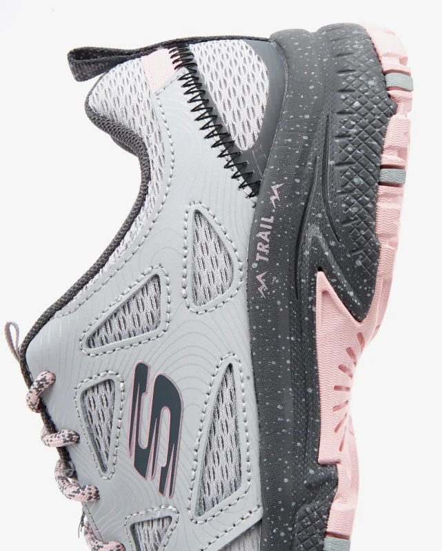 Skechers HILLCREST Gri-Pembe Kadın Günlük Ayakkabı - 7