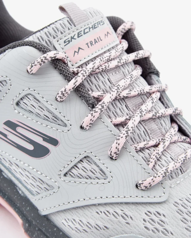 Skechers HILLCREST Gri-Pembe Kadın Günlük Ayakkabı - 4