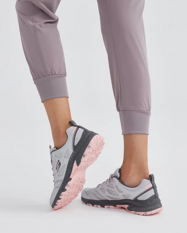 Skechers HILLCREST Gri-Pembe Kadın Günlük Ayakkabı - 3