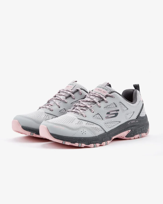Skechers HILLCREST Gri-Pembe Kadın Günlük Ayakkabı - 4