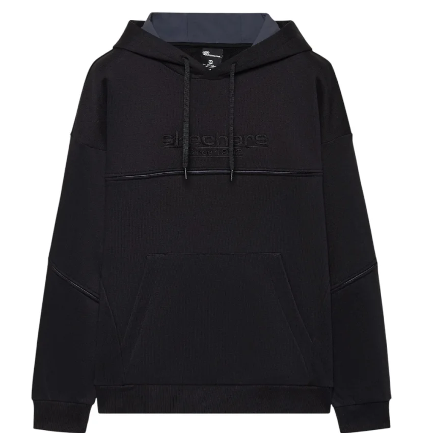Skechers Hoodie Siyah Erkek Sweatshirt - 1