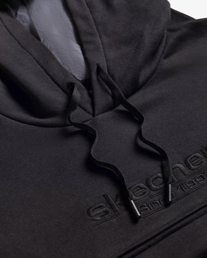 Skechers Hoodie Siyah Erkek Sweatshirt - 3