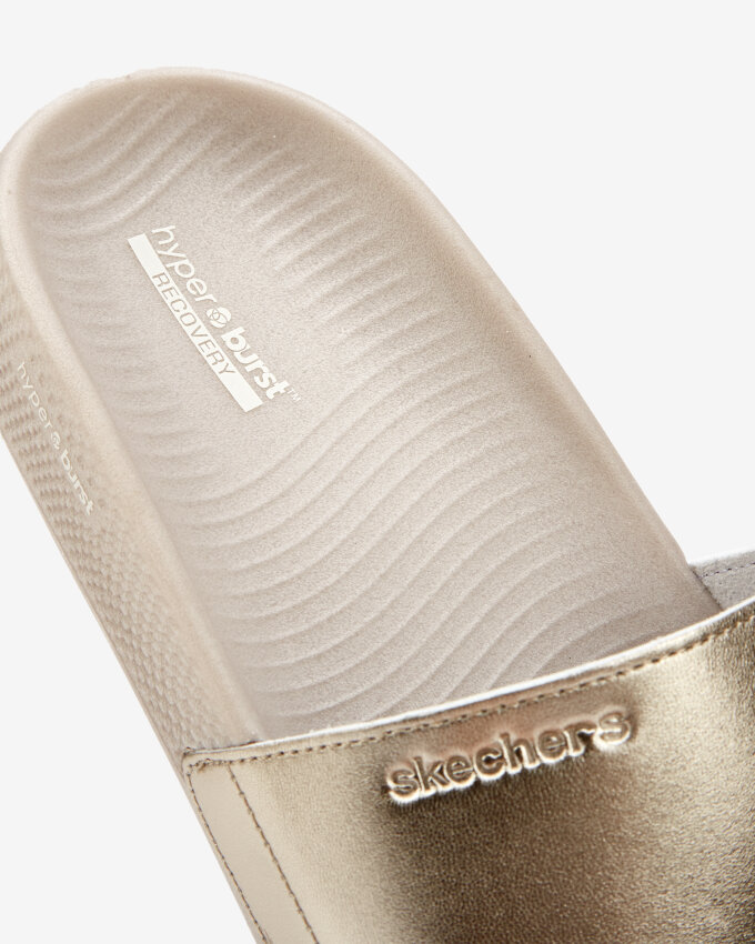 Skechers Hyper Slide - Shine On Altın Kadın Terlik - 7