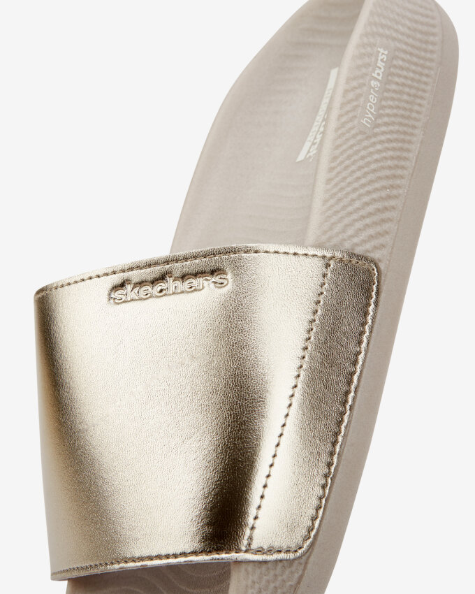Skechers Hyper Slide - Shine On Altın Kadın Terlik - 9