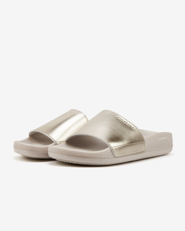 Skechers Hyper Slide - Shine On Altın Kadın Terlik - 5