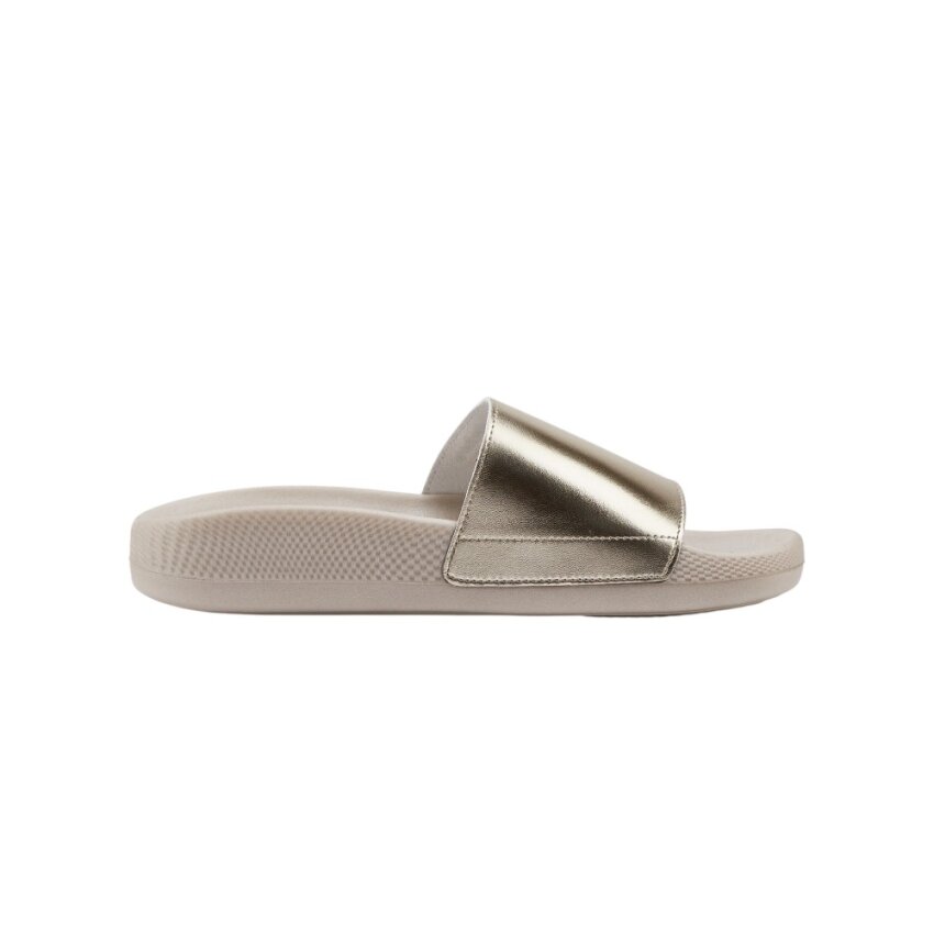 Skechers Hyper Slide - Shine On Altın Kadın Terlik - 2