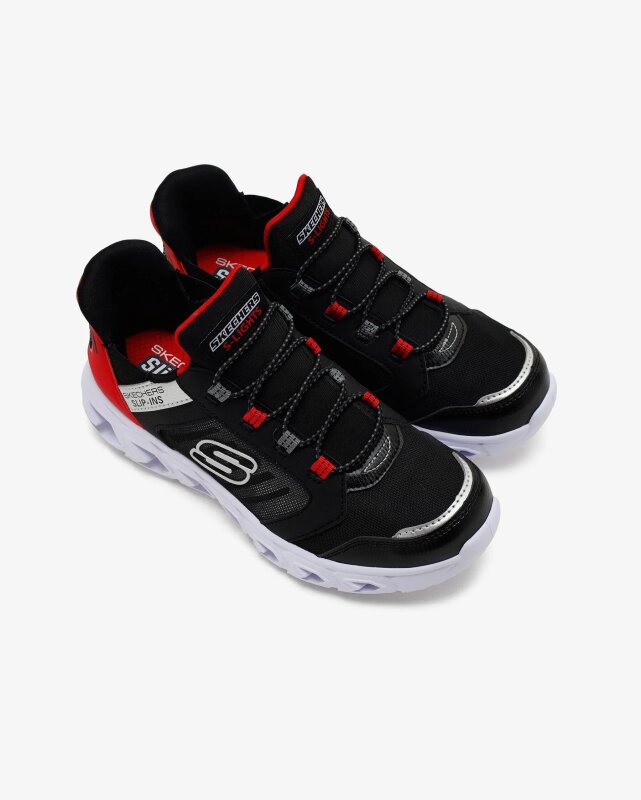Skechers Hypno-Flash 2.0 - Odelux Siyah Çocuk Günlük Ayakkabı - 4