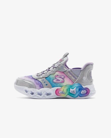 Skechers İNFİNİTE HEART LİGHTS - ETERNAL SHİMMER Gri Çocuk Günlük Ayakkabı - 2