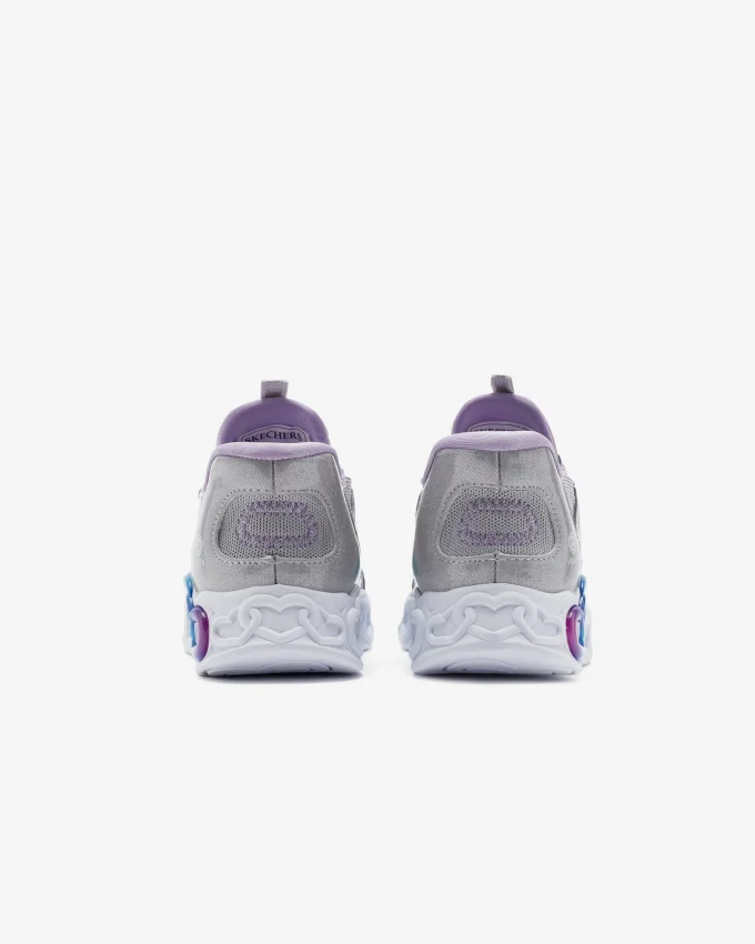 Skechers İNFİNİTE HEART LİGHTS - ETERNAL SHİMMER Gri Çocuk Günlük Ayakkabı - 4