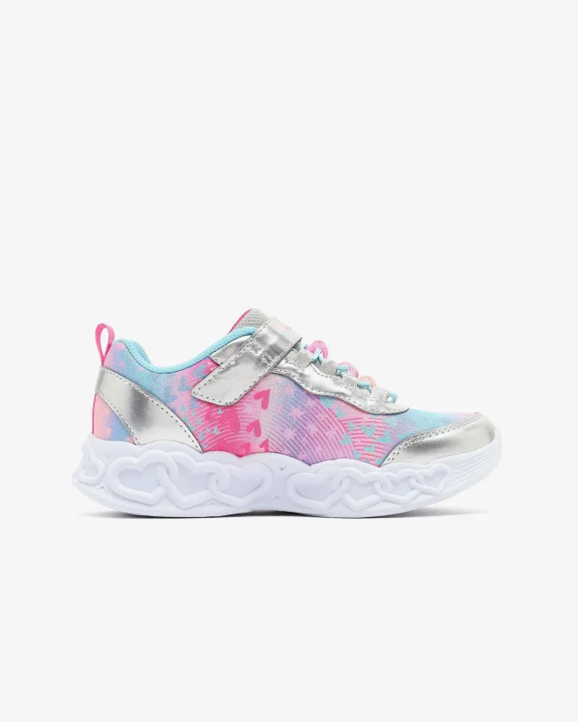 Skechers Infinite Heart Lights Heart Jewels Gri Çocuk Günlük Ayakkabı - 2