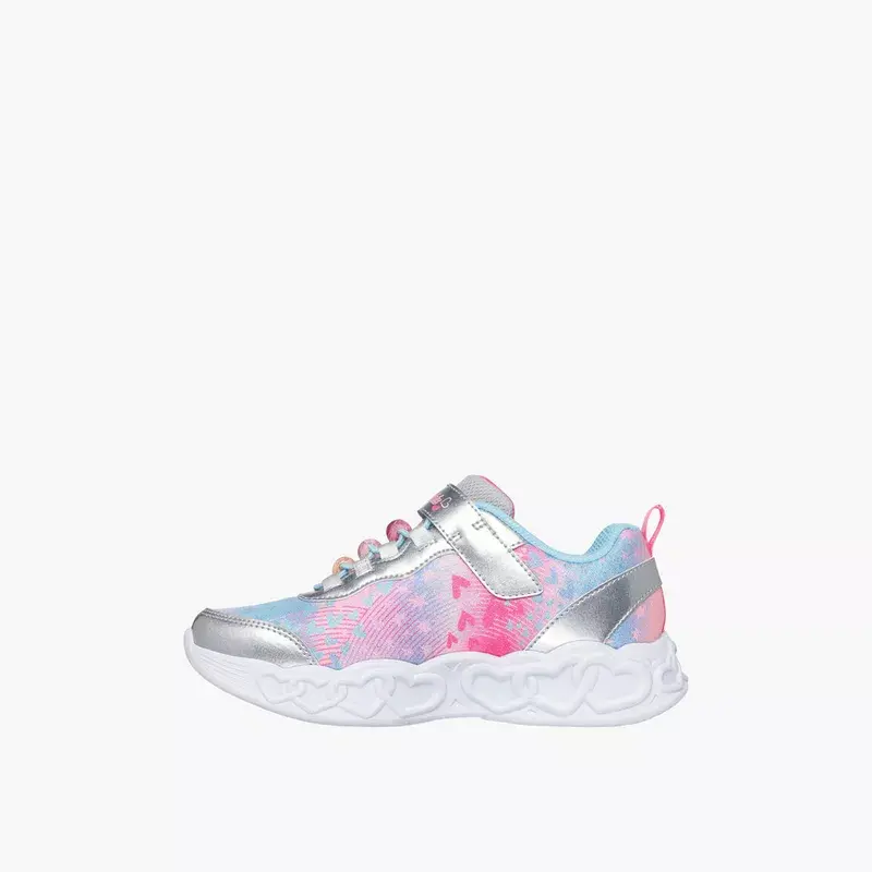 Skechers Infinite Heart Lights Heart Jewels Gri Çocuk Günlük Ayakkabı - 2