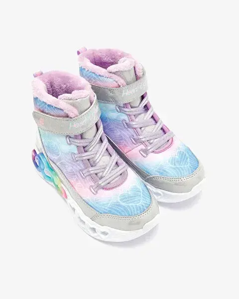 Skechers İNFİNİTE HEART LİGHTS - LOVİN HEARTS Gri Çocuk Günlük Ayakkabı - 3