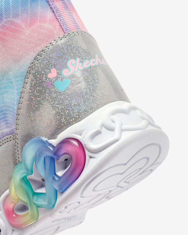 Skechers Infinite Heart Lights - Lovin Hearts Gri Çocuk Günlük Ayakkabı - 11