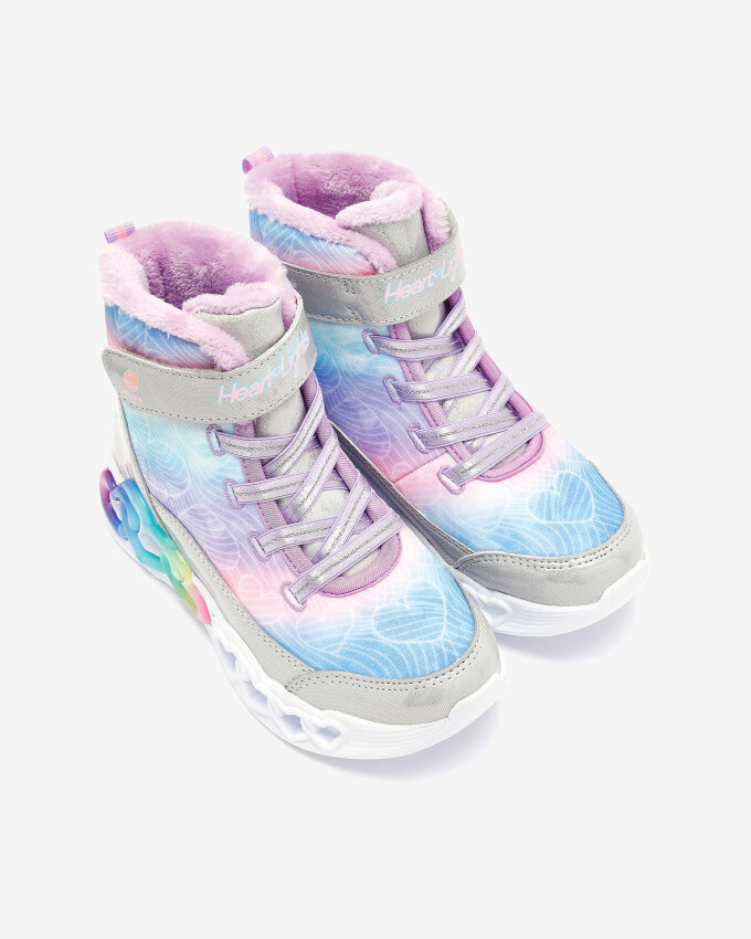 Skechers Infinite Heart Lights - Lovin Hearts Gri Çocuk Günlük Ayakkabı - 3