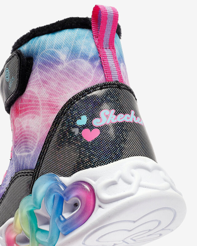Skechers Infinite Heart Lights - Lovin Hearts Siyah Çocuk Günlük Ayakkabı - 12