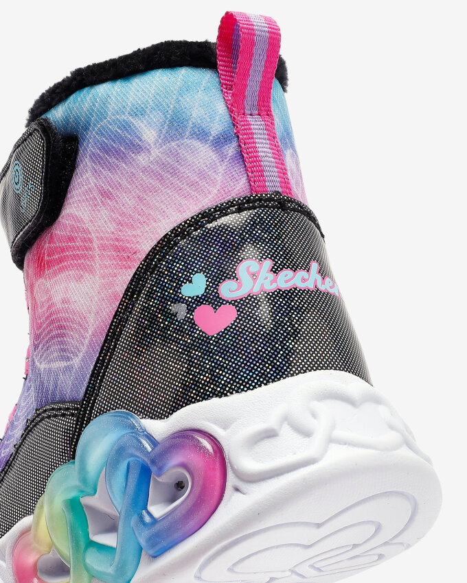 Skechers Infinite Heart Lights - Lovin Hearts Siyah Çocuk Günlük Ayakkabı - 12