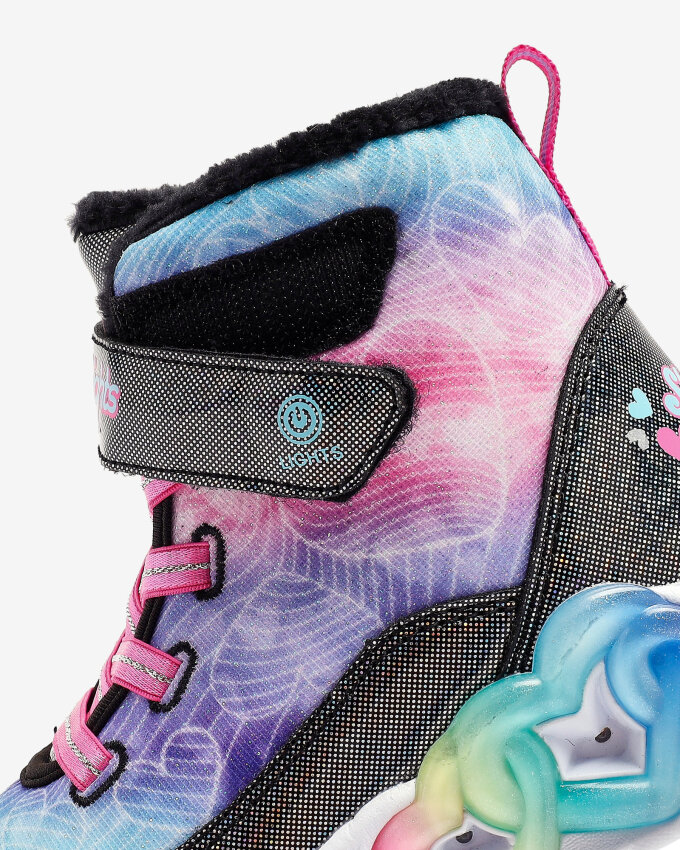 Skechers İNFİNİTE HEART LİGHTS - LOVİN HEARTS SİYAH Çocuk Günlük Ayakkabı - 7