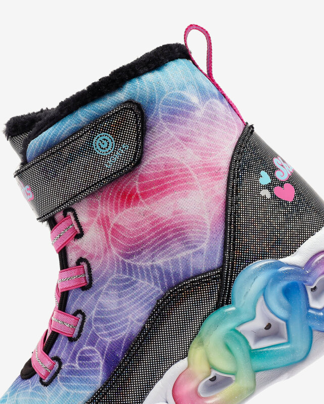 Skechers İNFİNİTE HEART LİGHTS - LOVİN HEARTS SİYAH Çocuk Günlük Ayakkabı - 13