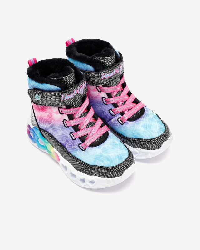 Skechers İNFİNİTE HEART LİGHTS - LOVİN HEARTS SİYAH Çocuk Günlük Ayakkabı - 5