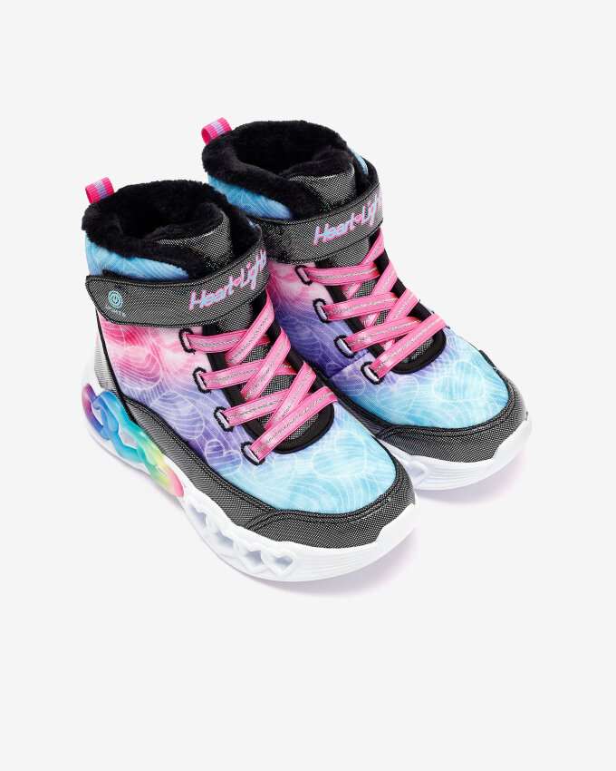 Skechers İNFİNİTE HEART LİGHTS - LOVİN HEARTS SİYAH Çocuk Günlük Ayakkabı - 5