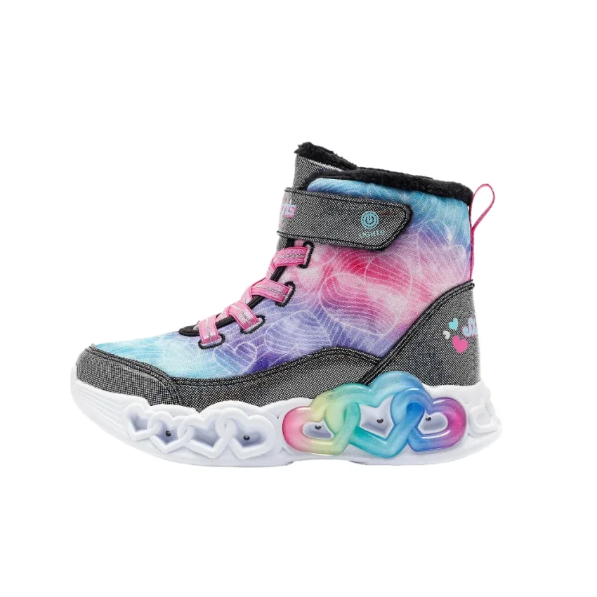 Skechers İNFİNİTE HEART LİGHTS - LOVİN HEARTS SİYAH Çocuk Günlük Ayakkabı - 1
