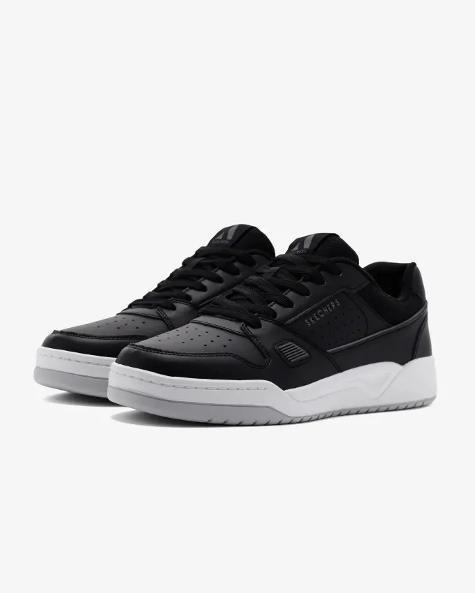 Skechers Koopa-Tiebreak Low Siyah Erkek Sneaker Ayakkabı - 3