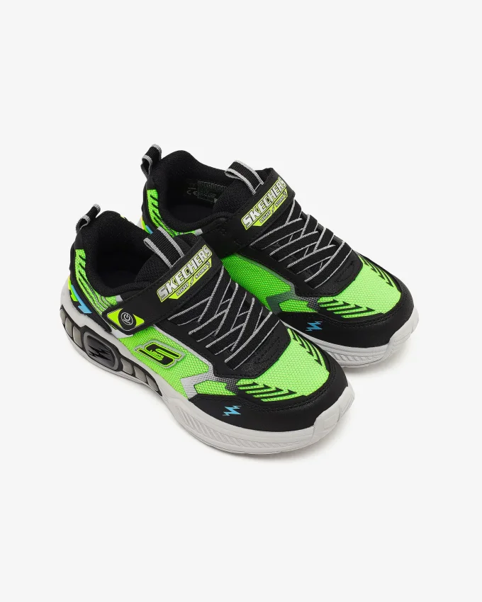 Skechers Light Storm 3 Siyah-Yeşil Çocuk Günlük Ayakkabı - 3
