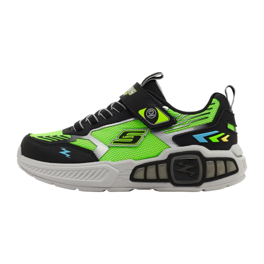 Skechers Light Storm 3 Siyah-Yeşil Çocuk Günlük Ayakkabı - 1