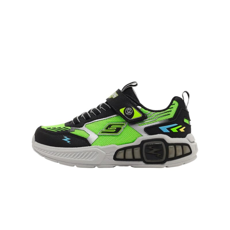Skechers Light Storm 3 Siyah-Yeşil Çocuk Günlük Ayakkabı - 1