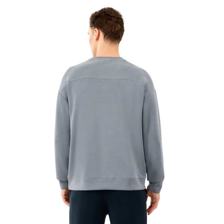 Skechers Loose Crewneck Gri Erkek Sweatshirt - 2