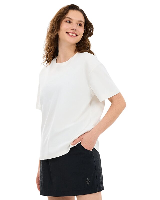 Skechers Loose Fit Beyaz Kadın Tshirt - 2