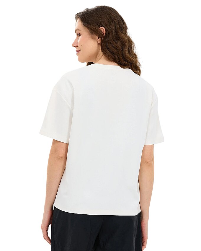 Skechers Loose Fit Beyaz Kadın Tshirt - 3