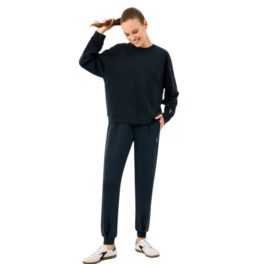 Skechers Lounge Loose Crew Neck Siyah Kadın Sweatshirt - 2