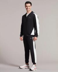 Skechers M 2XI-Lock Diagonal Fleece Suit Track Suit SİYAH Erkek Eşofman Takımı - 1