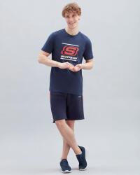Skechers M Big Logo T-Shirt LACİVERT Erkek Tshirt - 1