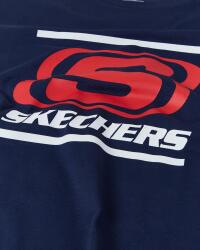 Skechers M Big Logo T-Shirt LACİVERT Erkek Tshirt - 7